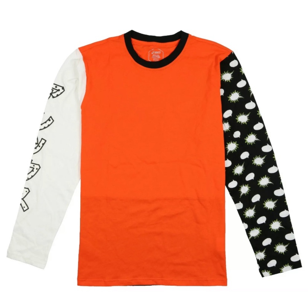 Asics Tiger Happy Chaos Long Sleeve T-Shirt Orange